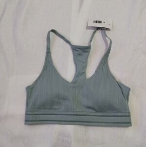 Calvin Klein Ribbed Racerback Sports Bra Seamless Women's S